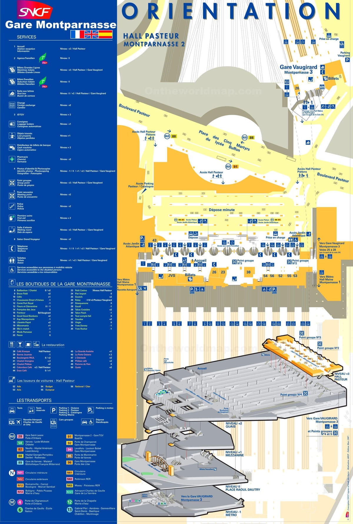 Mapa Paris 