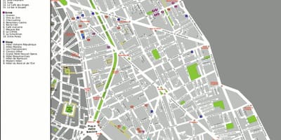 Paris mapě