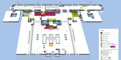 Mapa cdg terminál 3