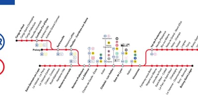 Mapa rer linka a 