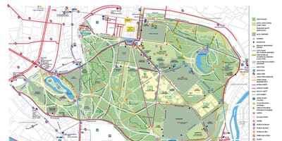 Mapě vincennes Paříž